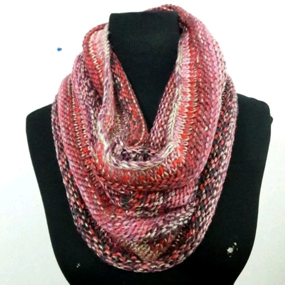 The Limited Multi-color Knit Cowl Infinity Scarf - Picture 2 of 6